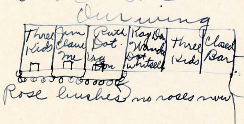 Griffin-letter-poss-8-Aug-1943-9-pgs-2-Room-Assignments