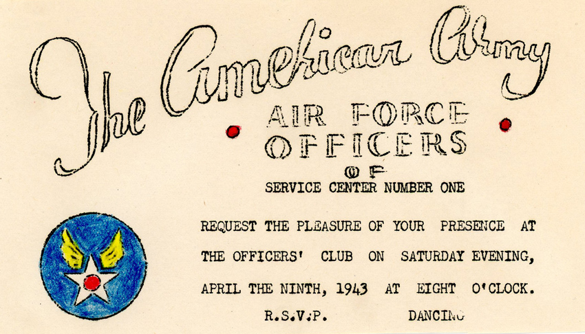 Griffin-USAAF-invitation-9-April-1943-crop