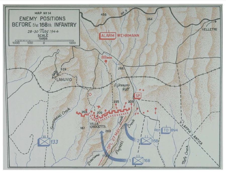 Fifth Army History Part V Map No 14
