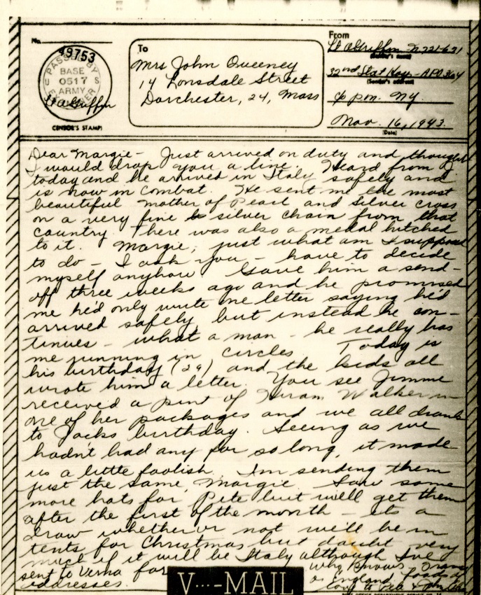 Griffin-V-mail-16-Nov-1943